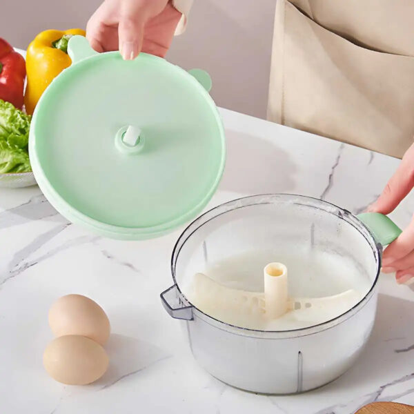 🥗 Centrifugadora, batidora mezcladora y Picadora de Verduras Manual – 1500 ml - Image 3