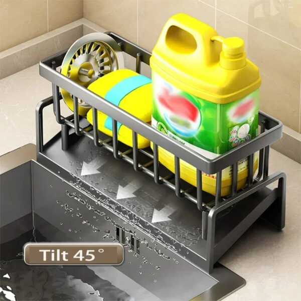 Caddy Organizador de Cocina en Acero Inoxidable – Práctico, Duradero y Multifuncional - Image 4