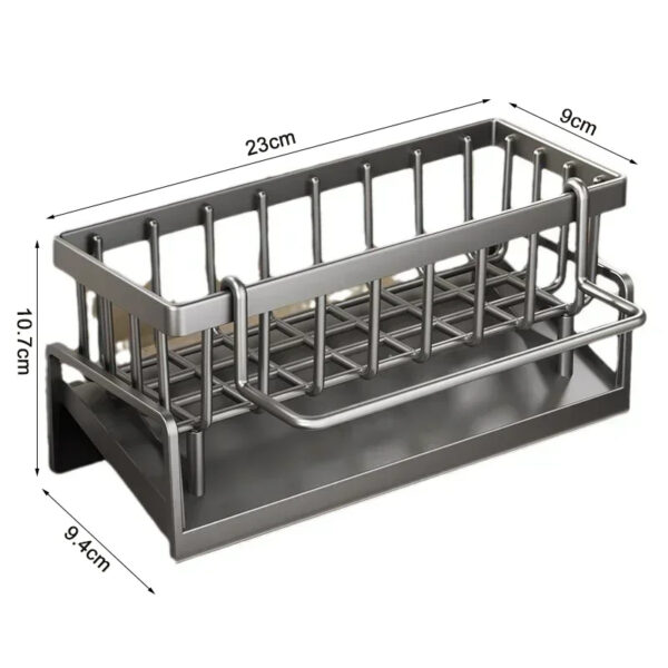 Caddy Organizador de Cocina en Acero Inoxidable – Práctico, Duradero y Multifuncional - Image 3