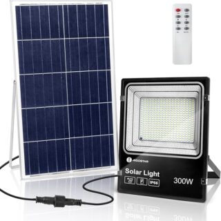 Foco Proyector LED Solar Aigostar 300W – Iluminación Potente y Eficiente para Exteriores