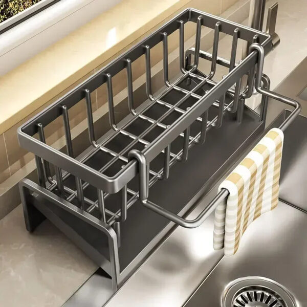 Caddy Organizador de Cocina en Acero Inoxidable – Práctico, Duradero y Multifuncional - Image 7