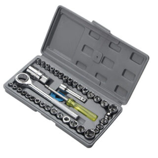 🔧 Kit de Herramientas 39 Piezas 🚗 ¡Imprescindible para Moto y Auto! Compacto, Completo y Portátil