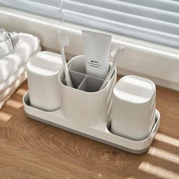 Soporte Multifuncional para Cepillos de Dientes y otros: Ideal para tu baño o para regalar