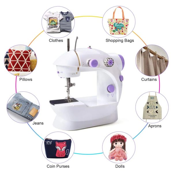 Mini Máquina de Coser Portátil Eléctrica
