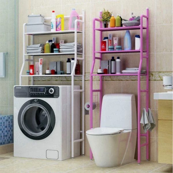 Estante Organizador Multifuncional de Metal para Baño/Lavadero