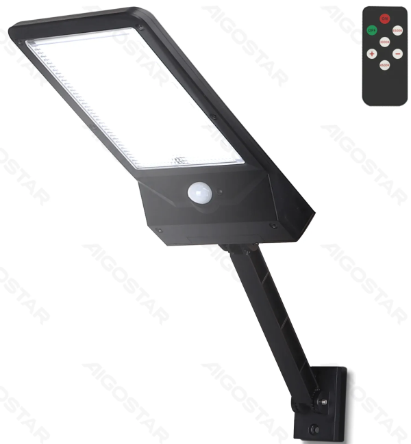Lámpara Solar LED de Exterior con Sensor de Movimiento (400lm, IP65) - SL-F56