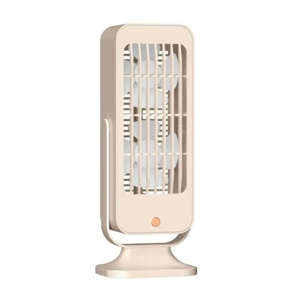 Ventilador de Torre USB Portátil de 1200mAh: Potencia Silenciosa y Diseño Moderno