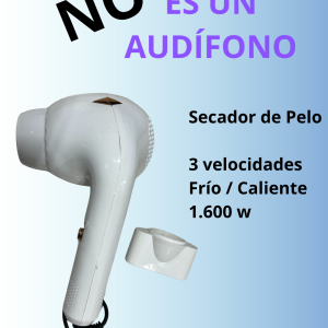 🌬️ Secador de Pelo Compacto y Potente