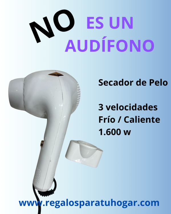 🌬️ Secador de Pelo Compacto y Potente